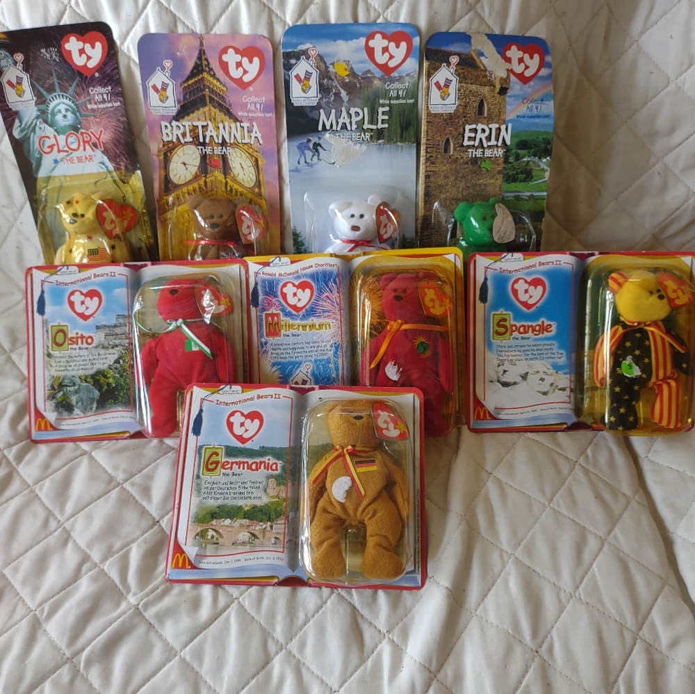 TY babies Ronald McDonald house charities sets. boxes are in decent shape.